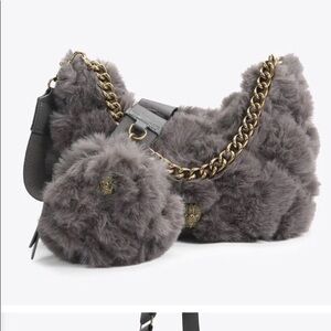 Kurt Geiger London Faux Fur shoulder bag.